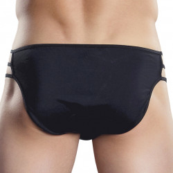male power Slip Cage Brief Noir